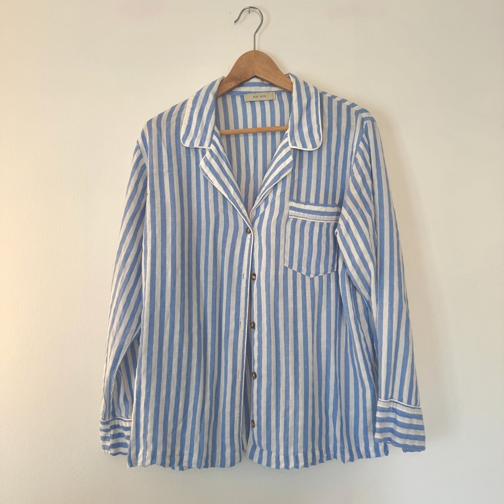 NA NIN Soft Lounge Button-up